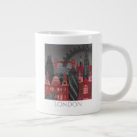 Elevaciones de Londres por noche - Rojo