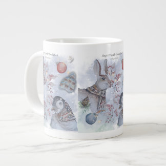 Taza De Café Gigante Eleze & Friends Series Boganhues Print