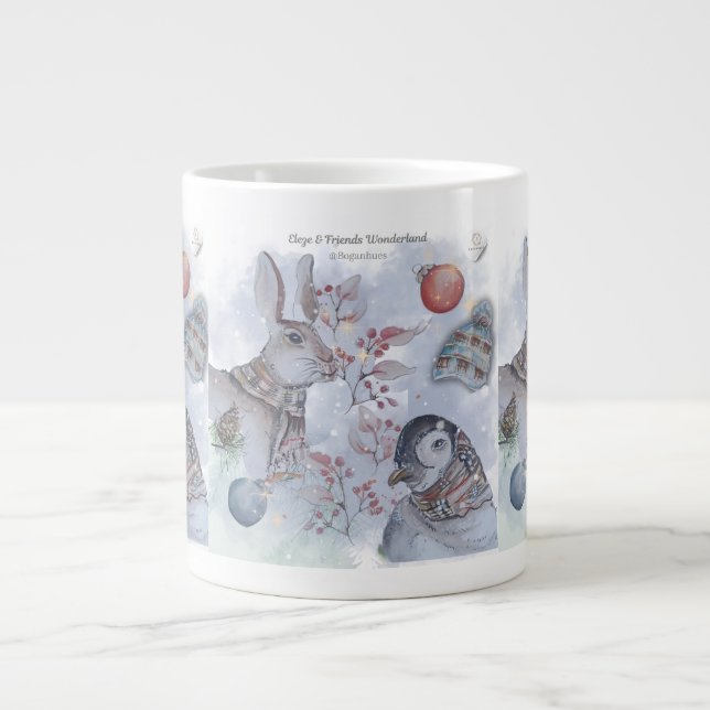 Taza De Café Gigante Eleze & Friends Wonderland Boganhues Specialty Mug (Frente)