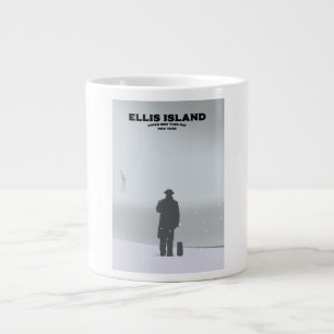 Taza De Café Gigante Ellis Island New York NYC