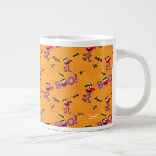 Taza De Café Gigante Elmo   Patrón de boo de Halloween