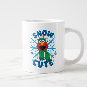 Taza De Café Gigante Elmo Snow Cute
