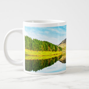 Taza De Café Gigante Embalse Dovestone en invierno