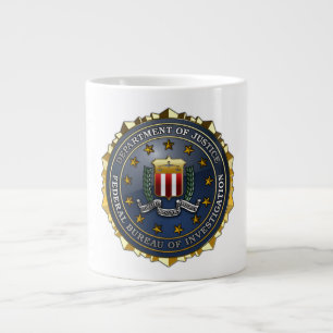 Taza De Café Gigante Emblema del FBI
