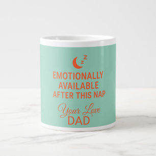 Taza De Café Gigante Emocionalmente Disponible Después De Esta Siesta F