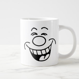 Taza De Café Gigante Emoji de cara de risa