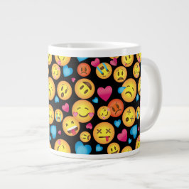 Taza De Café Gigante Emoji divertida Print Mug, gran regalo bajo 20.00