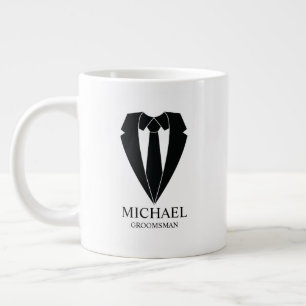 Taza De Café Gigante Empleos Bodas negros y armadores personalizados