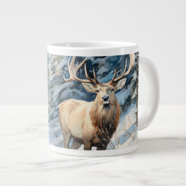 Taza De Café Gigante En el salvaje: La Majestad de Elk