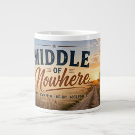 Taza De Café Gigante En medio de la nada Glasgow Montana