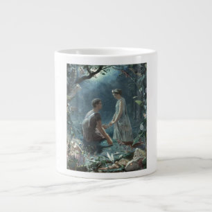 Taza De Café Gigante Encantador Mundo de Fantasía Sueño de una Noche de