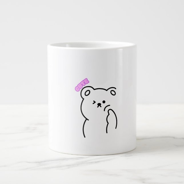 Taza De Café Gigante Encantadora Copa Cub (Frente)
