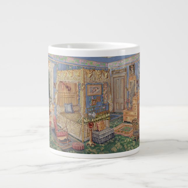 Taza De Café Gigante Encanto anticuado de moda (Frente)