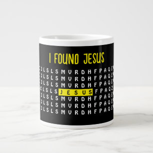 Taza De Café Gigante Encontré a Jesus Mug
