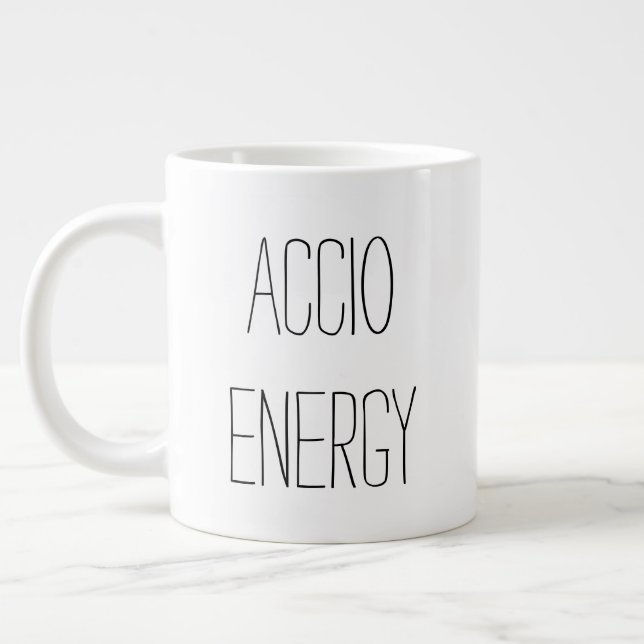 Taza De Café Gigante Energía Accio (Izquierda)