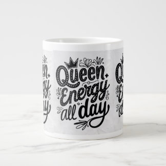 Taza De Café Gigante ¡Energía de reina todo el día! 👑 ✨ Seguir brillan