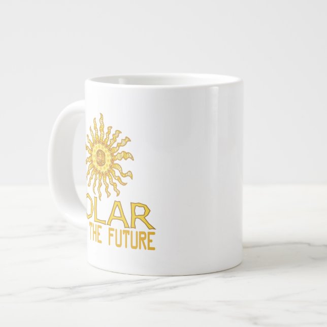 Taza De Café Gigante Energía solar (Izquierda)