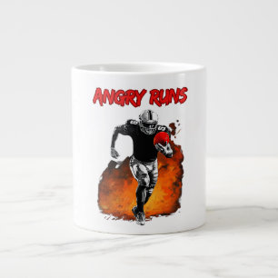 Taza De Café Gigante Enfadado corre la canción de la especialidad de fú