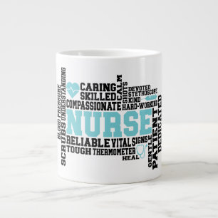 Taza De Café Gigante Enfermera - Jumbo Mug