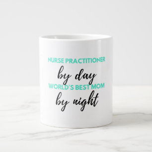 Taza De Café Gigante Enfermera practicante por la mejor mamá del mundo 