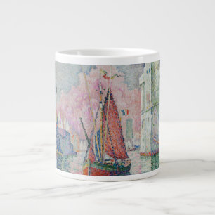 Taza De Café Gigante Entrada del puerto de La Rochelle, Paul Signac