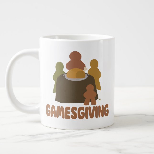 Taza De Café Gigante Epic Gamesending Graciosos Boardgamers De Acción D (Izquierda)