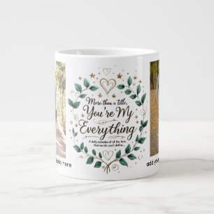 Taza De Café Gigante Eres mi todo - Jumbo peluche personalizado