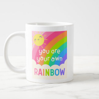 Taza De Café Gigante Eres Tu Propio Arcoiris