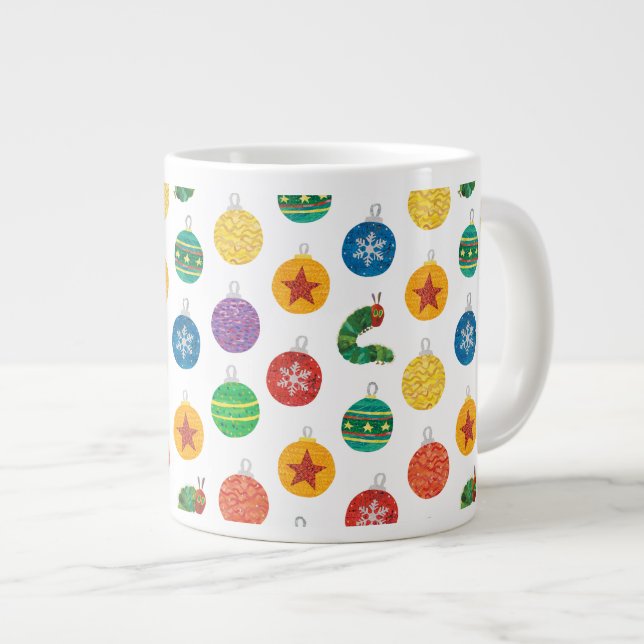Taza De Café Gigante Eric Carle | Patrón de Navidades de oruga (Derecha)