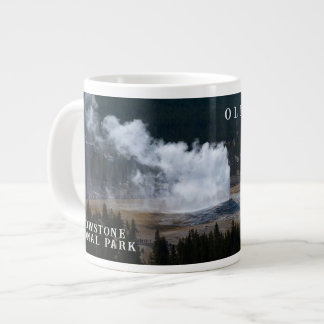 Taza De Café Gigante Erupción del Géiser de Vieja Fe