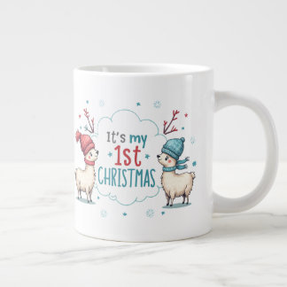 Taza De Café Gigante Es mi primera Navidad