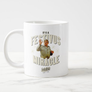 Taza De Café Gigante Es un Milagro de Festivus