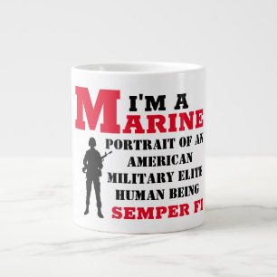 TAZA DE CAFÉ GIGANTE ES UNA COSA MARINA