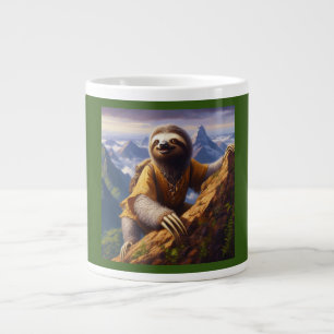 Taza De Café Gigante Escalada de Montaña Sloth