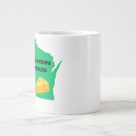 Taza De Café Gigante ¡Escándalo (Wisconsin) Orgulloso!