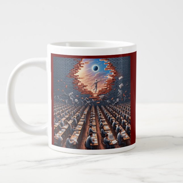 Taza De Café Gigante Escape from the Matrix: Surreal Exam Room (Izquierda)
