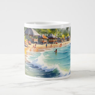 Taza De Café Gigante Escape tropical de Bali