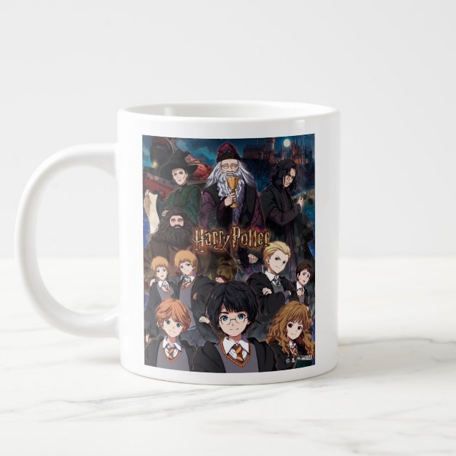 TAZA DE CAFÉ GIGANTE ESCENA DEL CONJUNTO DE ANIMÉ DE HARRY POTTER™ (Izquierda)