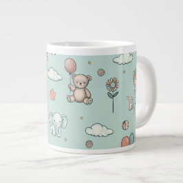 Taza De Café Gigante Escenario para niños Papel tapiz