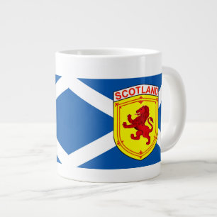 Taza De Café Gigante Escocia León Rampante en una bandera de San Andrés