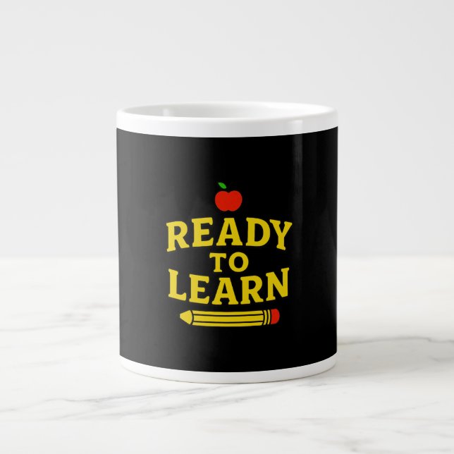 Taza De Café Gigante Escritorio de maestro y estudiante (Frente)