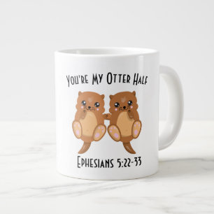 Taza De Café Gigante Escritura - Otter - Jumbo Mug