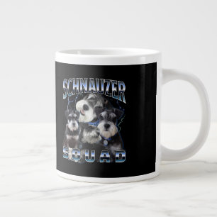 Taza De Café Gigante Escuadrón Schnauzer - Estilo de rap Bootleg
