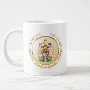 Taza De Café Gigante Escudo de armas del Canadá