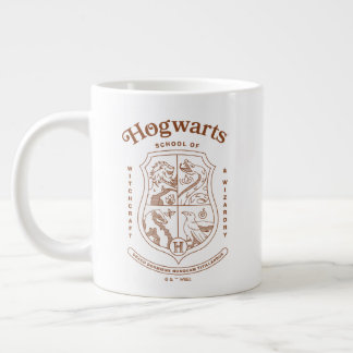 Taza De Café Gigante Escudo de la Escuela de Magia y Hechicería HOGWART