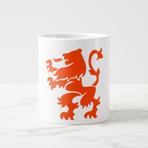 Taza De Café Gigante Escudo de León de los Países Bajos