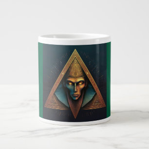 Taza De Café Gigante Escudo del muro de Illuminati