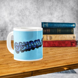 Taza De Café Gigante Escuela Bluz-3DII