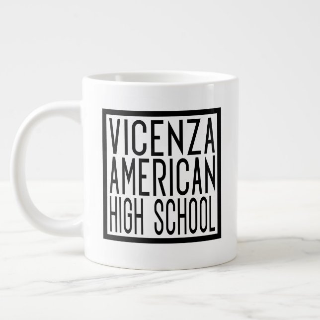 Taza De Café Gigante Escuela Secundaria Americana de Vicenza (Izquierda)