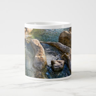 Taza De Café Gigante Escultura cae 4 Creek de Bartón en Austin Texas